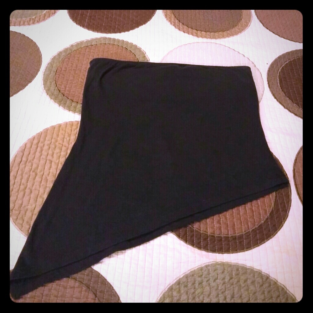 COPY - Black angled tube top